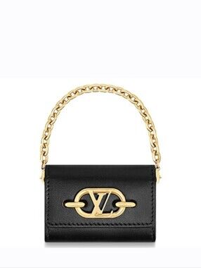 BNIB! RARE! Louis Vuitton LV Link Earphone Air Pod Case Holder Leather BAG CHARM